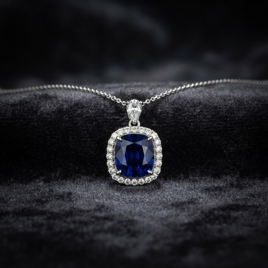 Midnight Sapphire Necklace