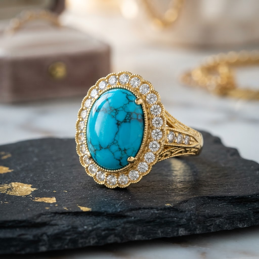 Turquoise Statement Ring